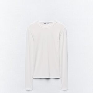 Zara long sleeve polyamide shirt